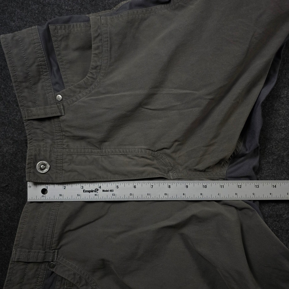 Kuhl Radikl Pants Dark Charcoal Grey Cotton Outdoor Hiking Gorpcore Mens 36x30 - Picture 9 of 15